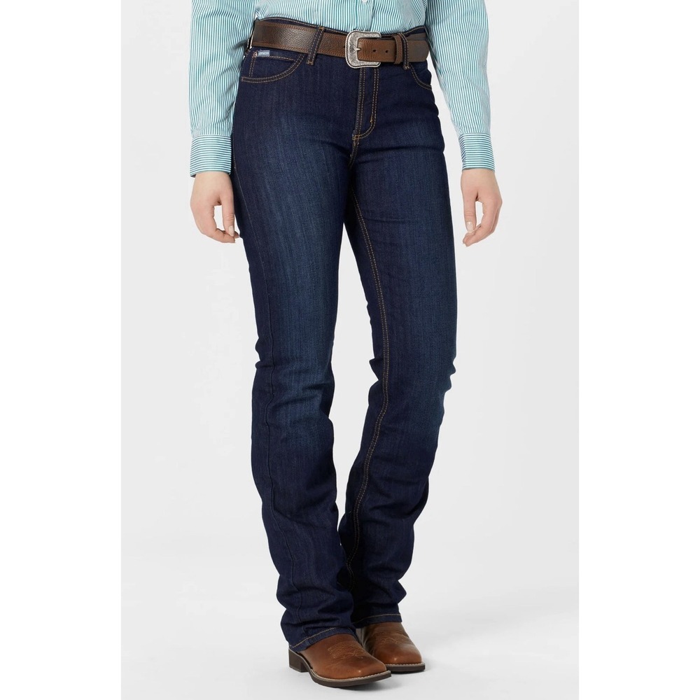 NWT CINCH Women Jenna Denim Blue Jeans sz 28/5 Slim Boot Dark Wash Western Rodeo